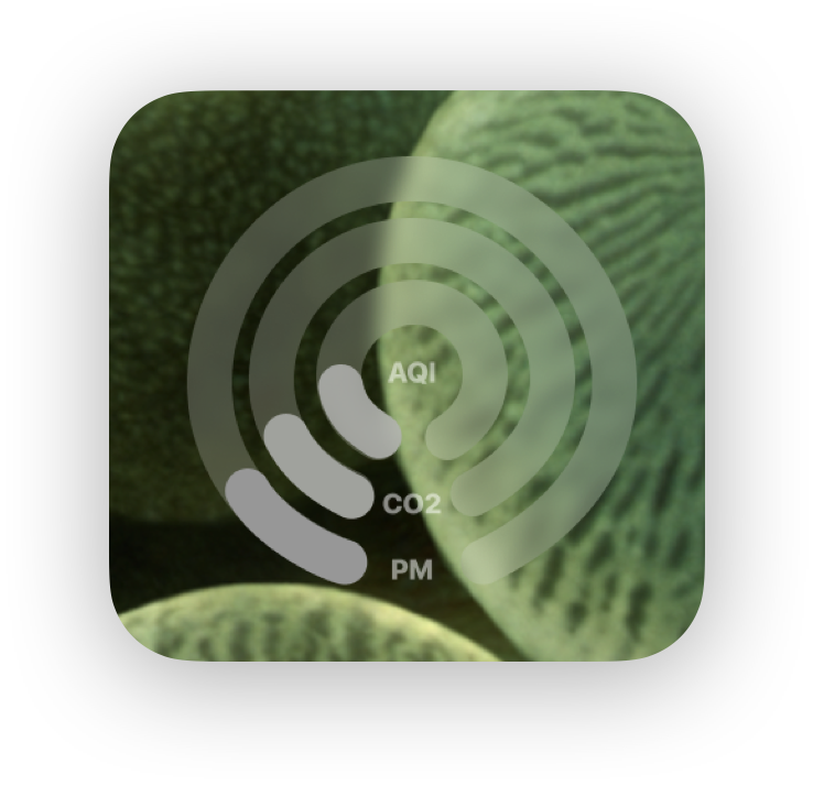 A closer look at the Halo Air air-quality widget